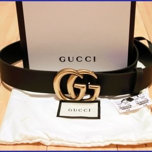 Brand New Gucci Belt Black Leather
